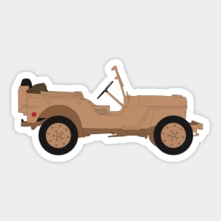 Jeep Willys Sticker